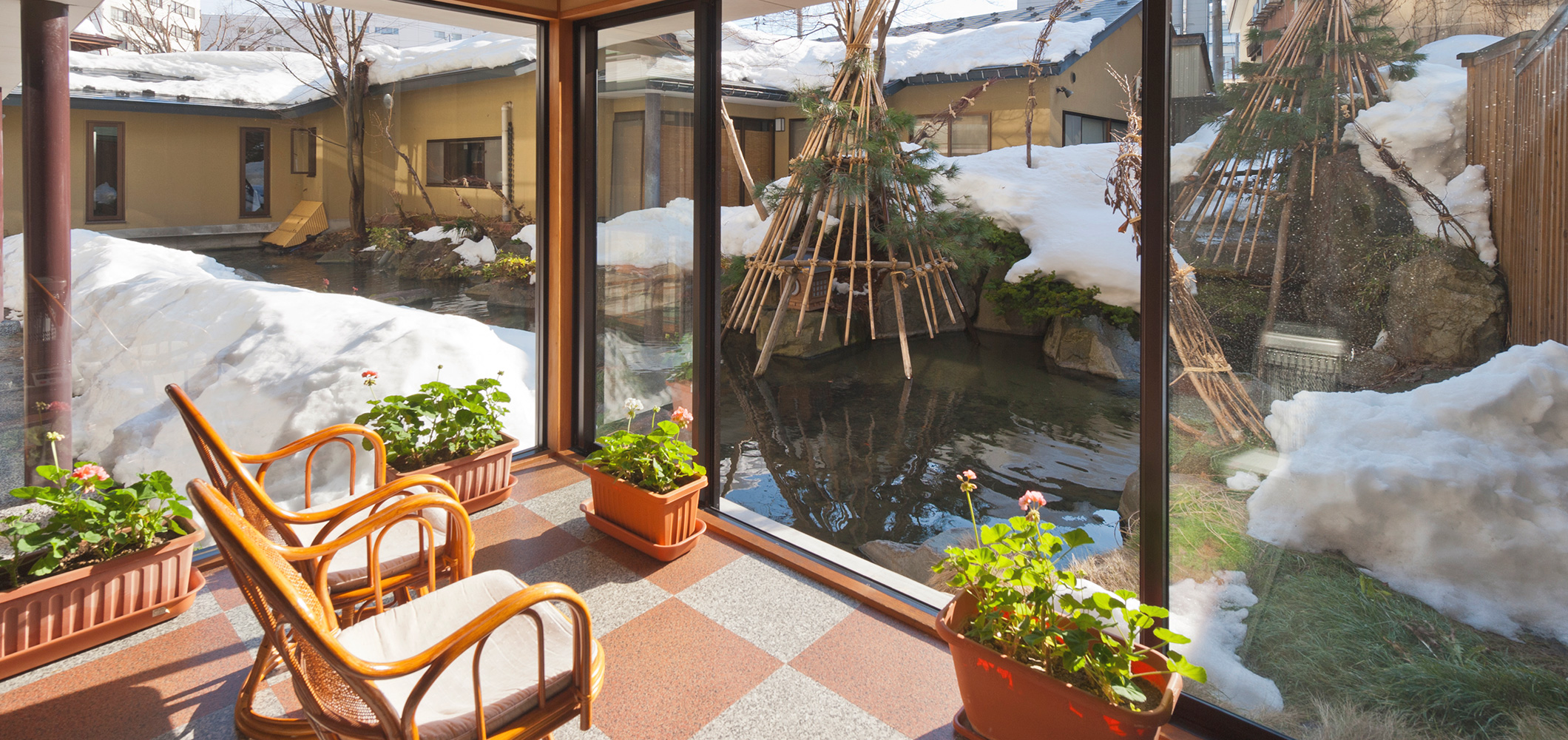 Japanese Garden Courtyard