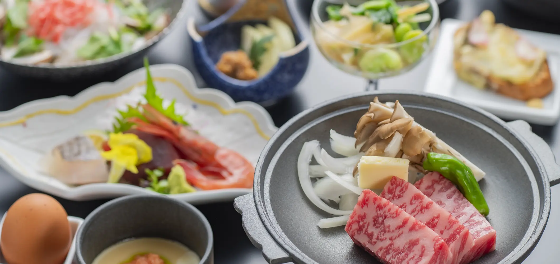 旬菜創作会席　花イメージ